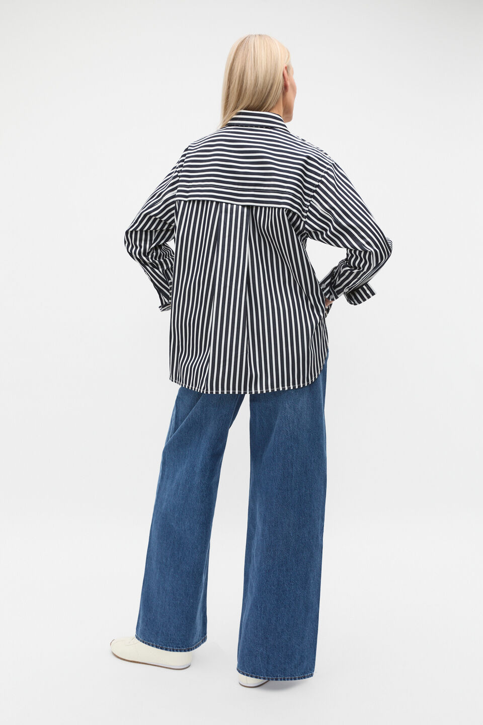 Cotton Stripe Shirt  Twilight Blue Stripe