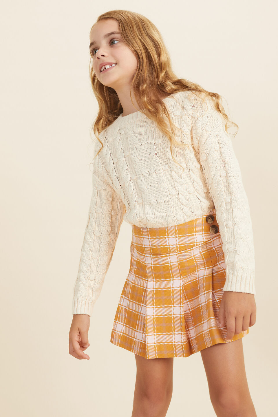 Cable Knit  Creme