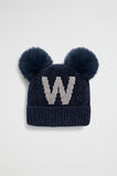 Chenille Initial Beanie  W  hi-res
