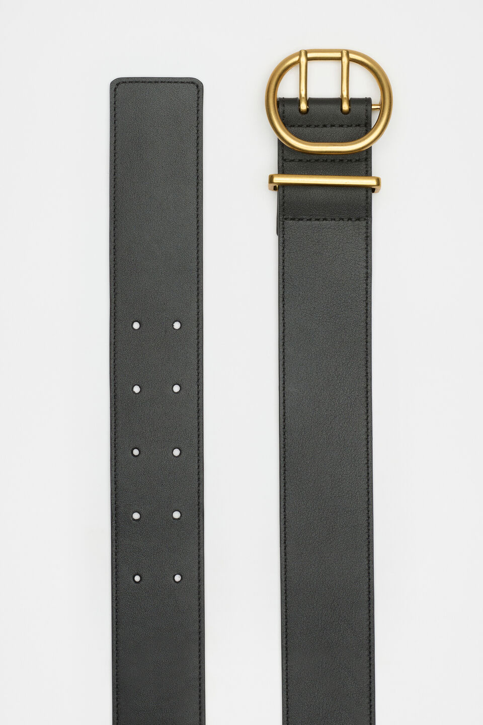 Reese Double Prong Belt  Black