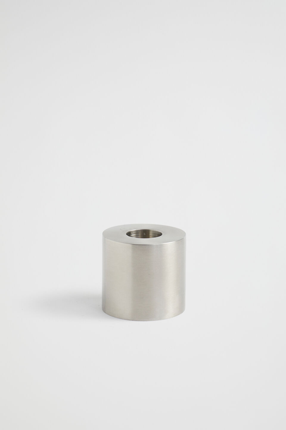 Luna Candle Holder  Silver