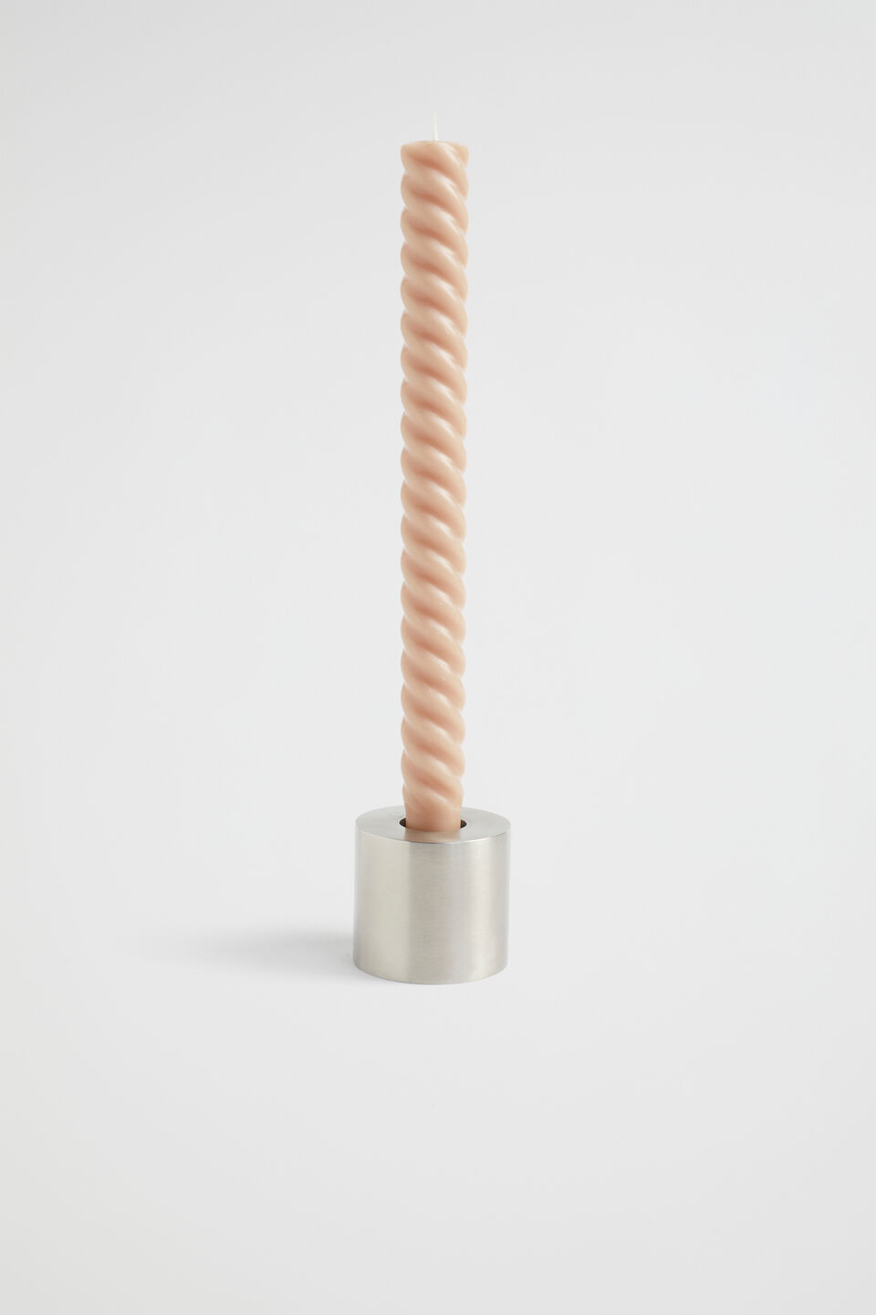 Luna Candle Holder  Silver