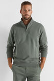 Half Zip Sweatshirt  Light Khaki  hi-res