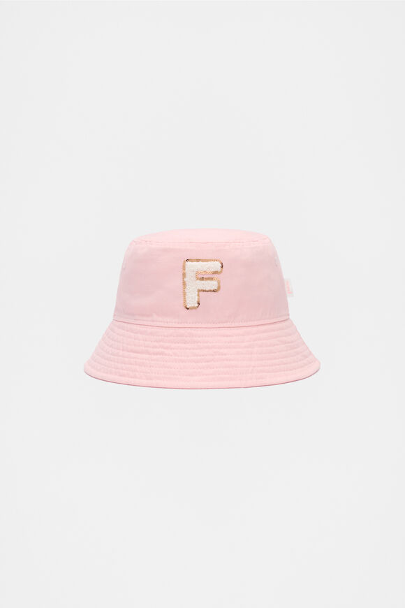 Pink Initial Bucket Hat  F  hi-res