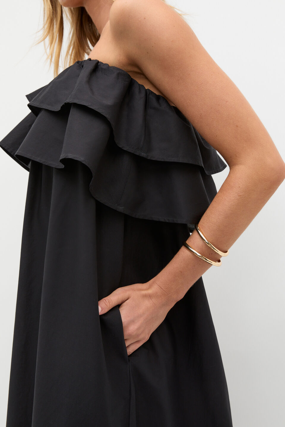 Double Strand Cuff  Gold