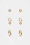 Organic Studs Ear Pack  Gold  hi-res
