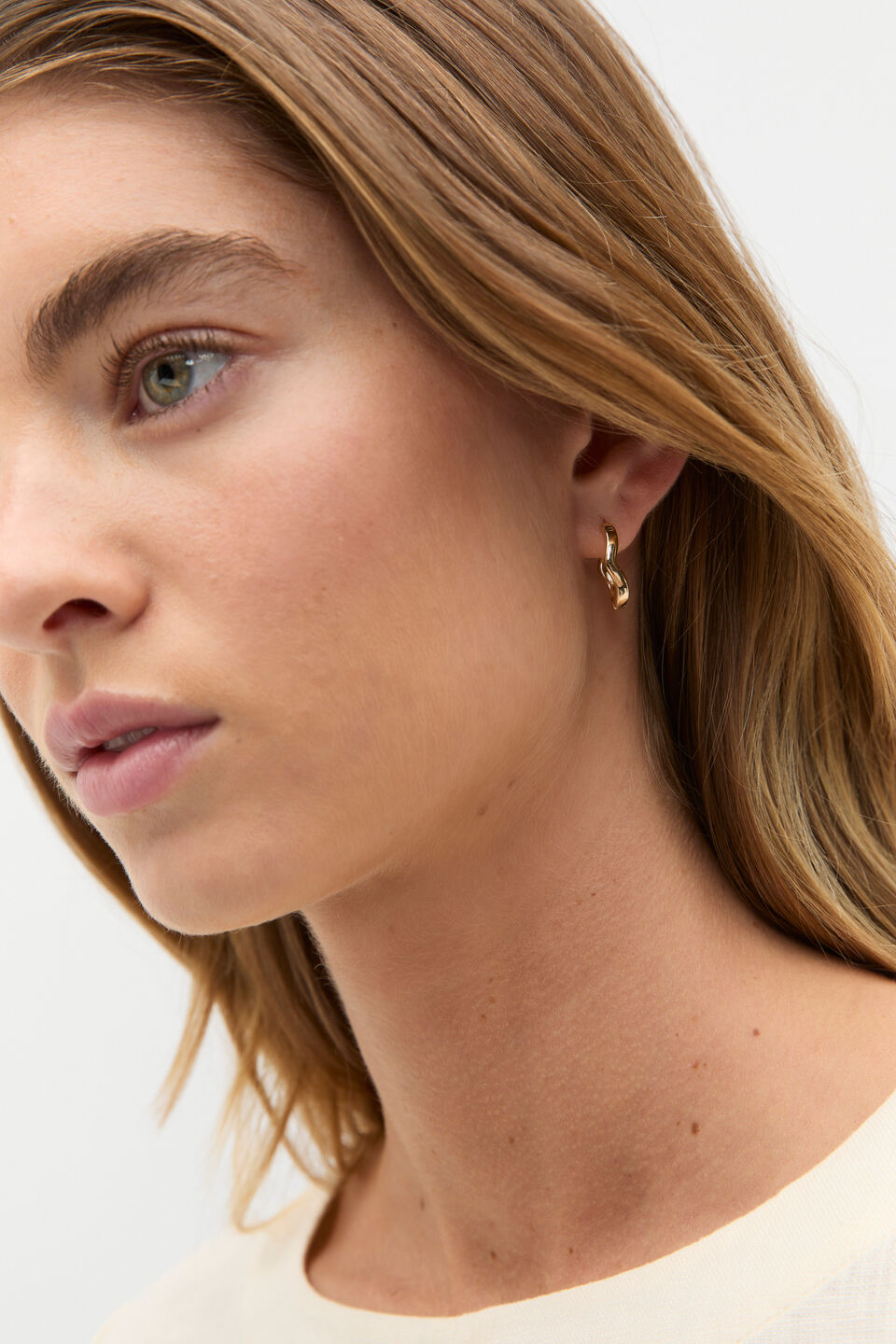 Organic Studs Ear Pack  Gold