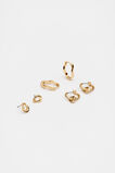 Organic Studs Ear Pack  Gold  hi-res