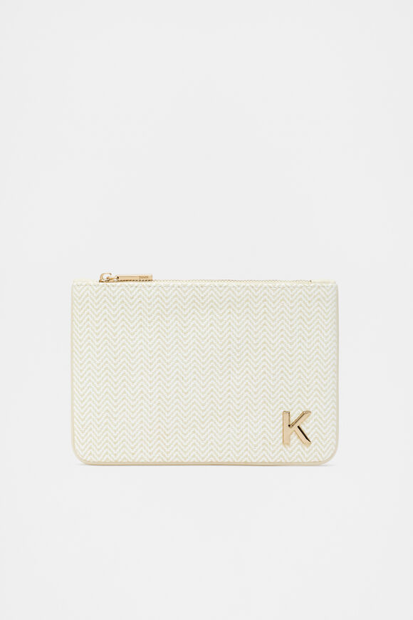 Initials Pouch  K  hi-res