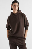 Fleece Boyfriend Hoodie  Dark Espresso  hi-res