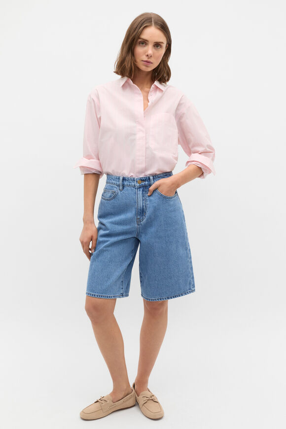 Poplin Oversized Shirt  Primrose Stripe  hi-res