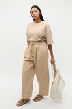 Textured Longline Boxy Tee  Iced Latte Twist  hi-res