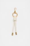 Knot Detail Keyring  Stone  hi-res