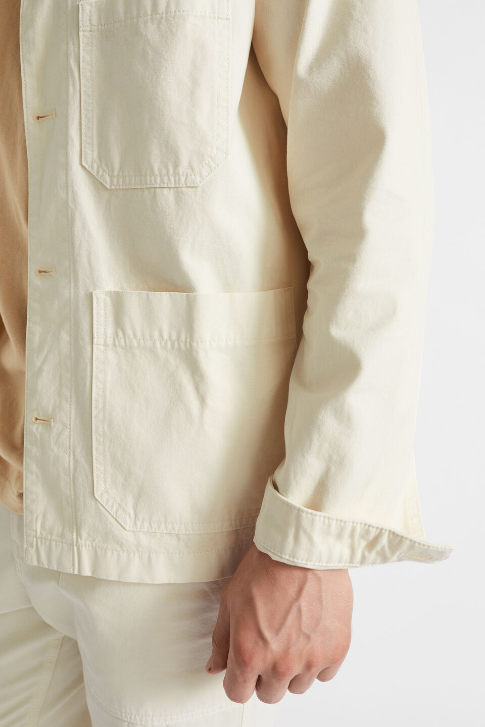 Worker Jacket  Ecru