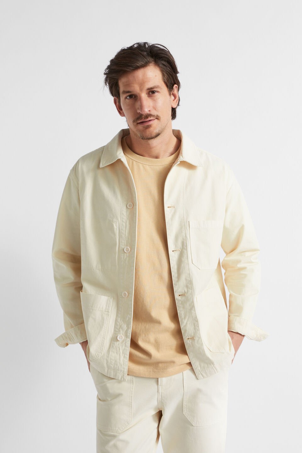Worker Jacket  Ecru