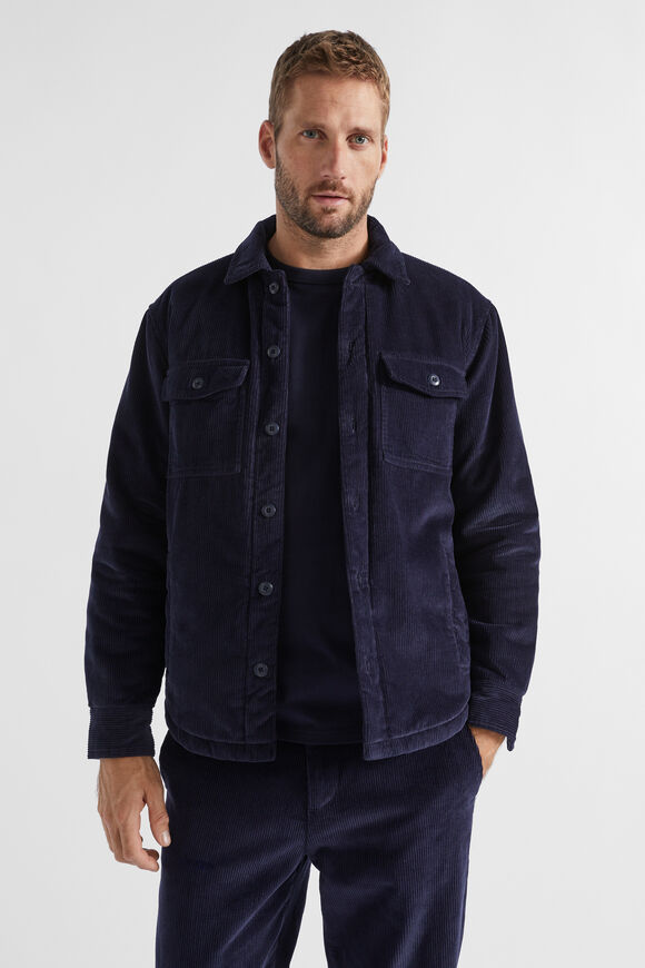 Cord Shacket  Midnight Blue  hi-res