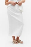 Linen Maxi Cargo Skirt  Cloud Cream  hi-res