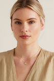 Initial Disc Necklace    hi-res