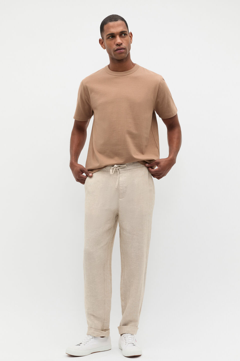 Crew Tee  Nougat