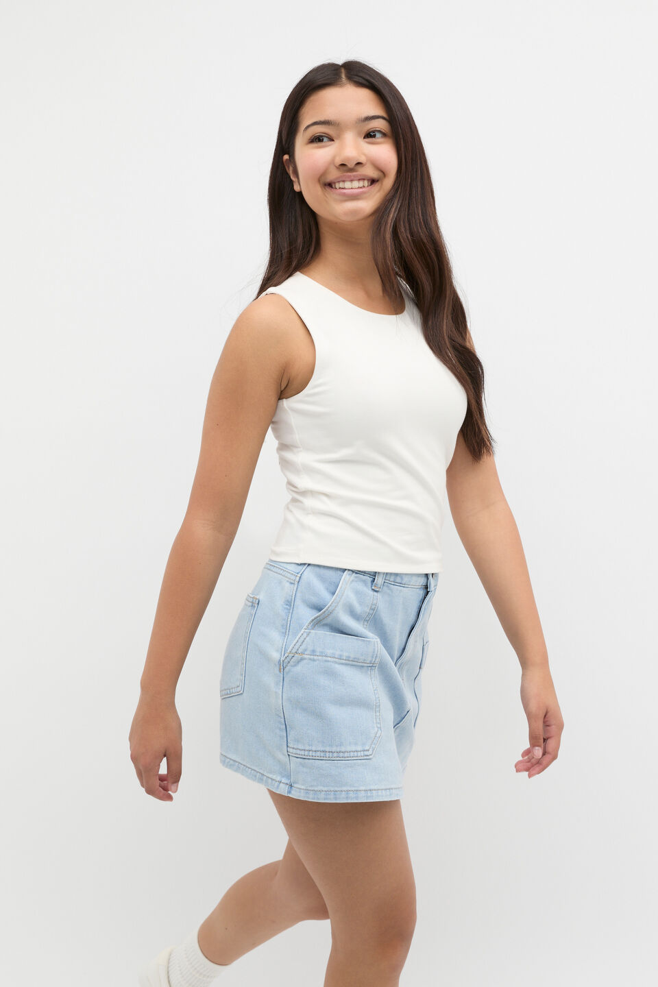 Scoop Neck Tank  Canvas