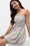 Stripe Bubble Dress  Mushroom  hi-res