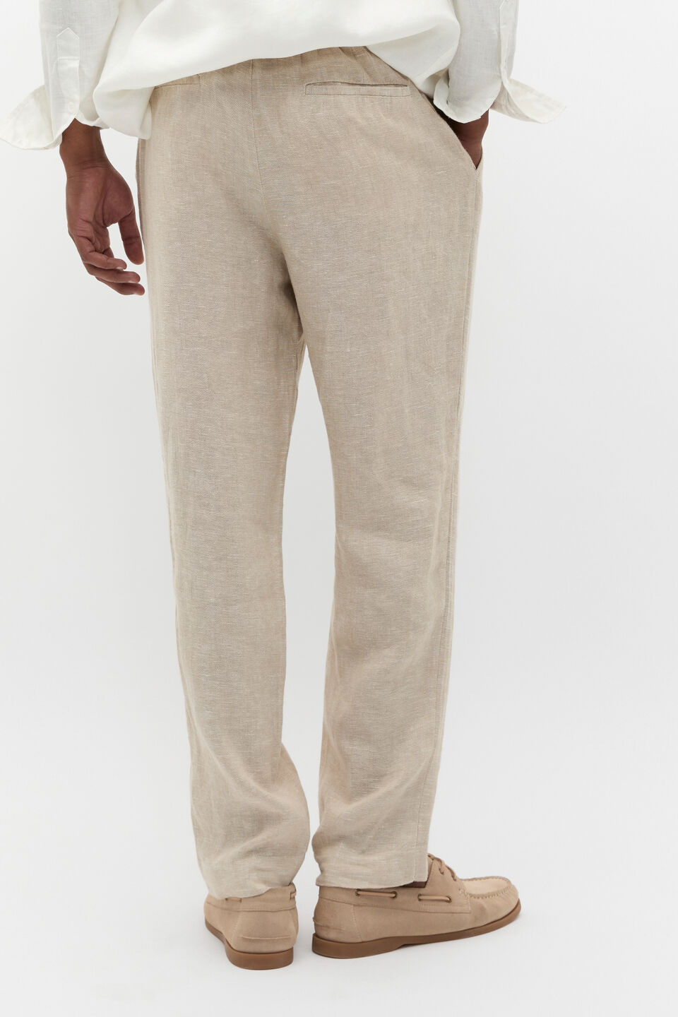 Linen Trouser  Almond