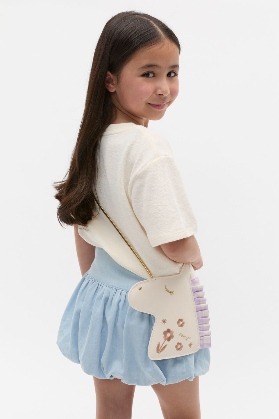 Bubble Skirt  Powder Blue Wash