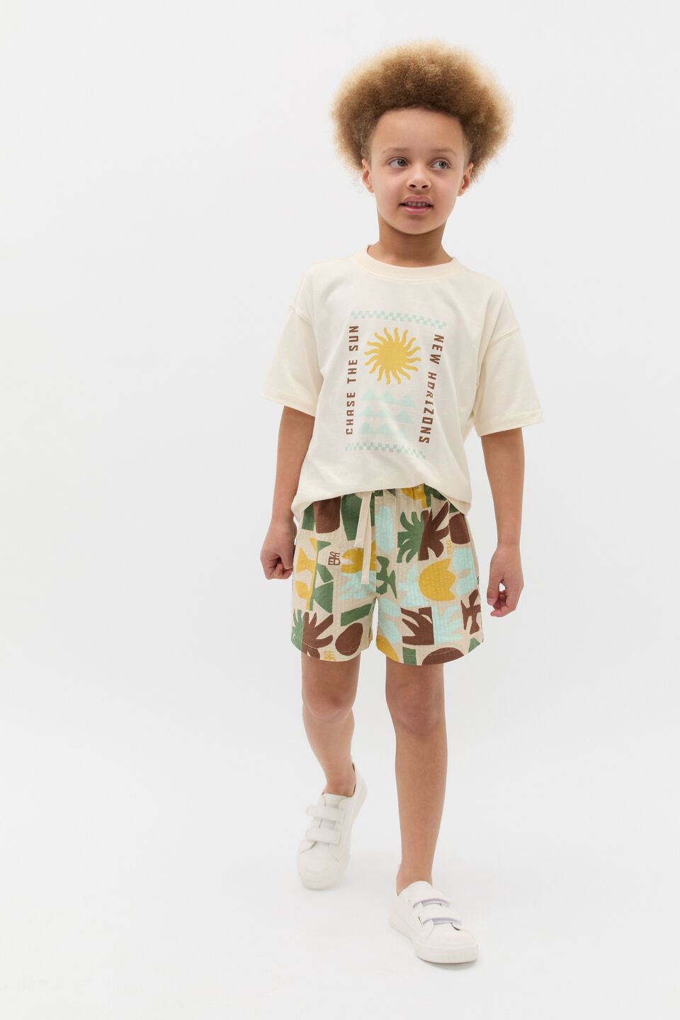 Relaxed Placement Tee  Vintage Cream