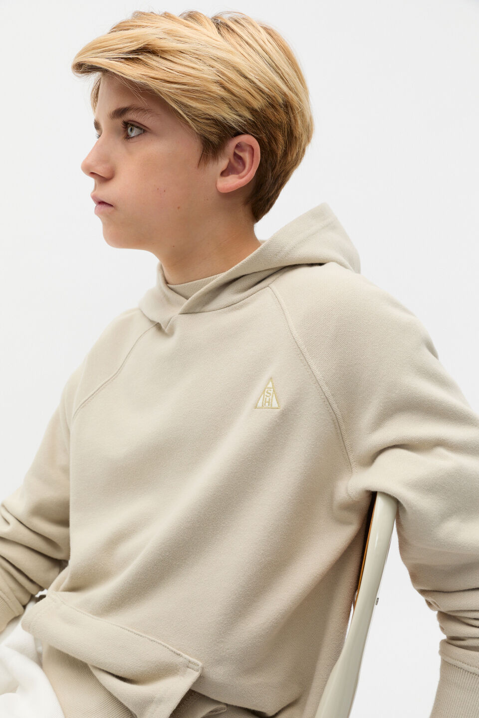 Garment Dye Hoodie  Cool Stone