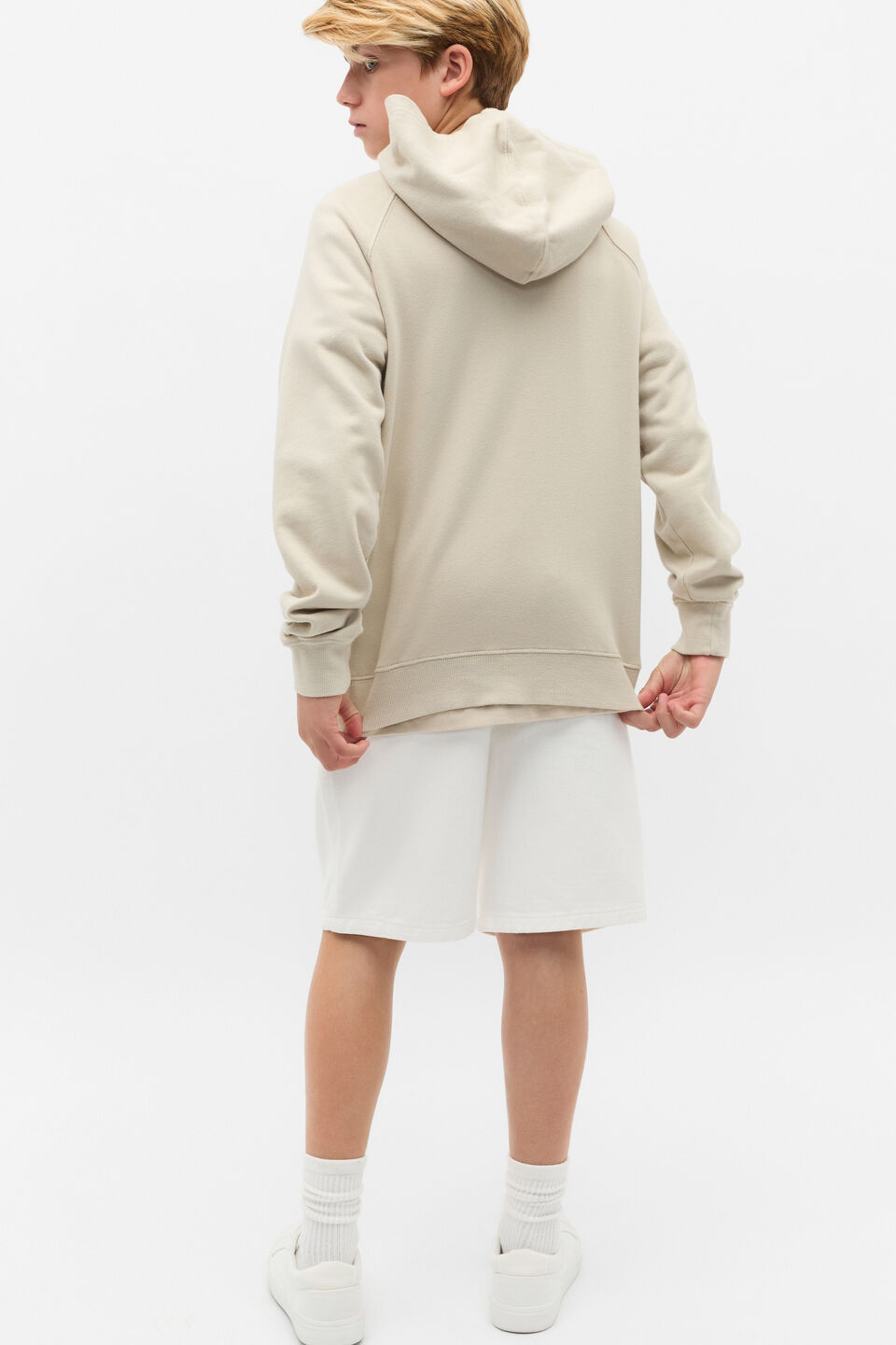 Garment Dye Hoodie  Cool Stone