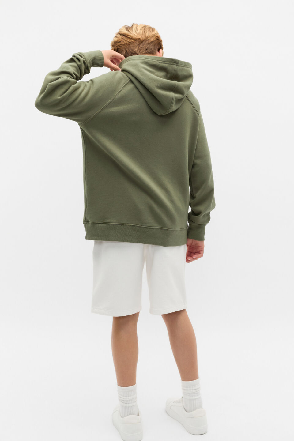 Garment Dye Hoodie  Vintage Khaki