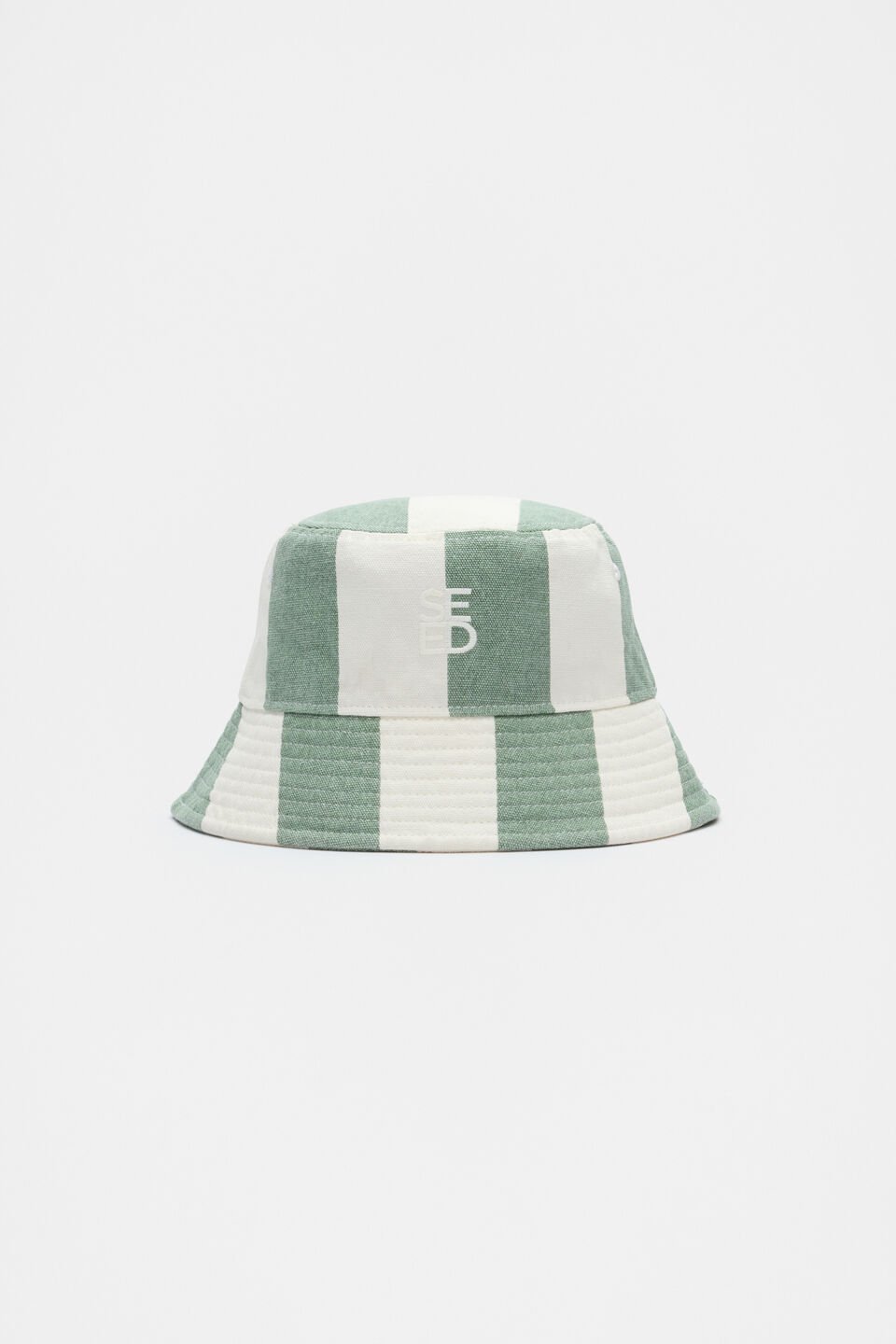 Wide Stripe Bucket Hat  Cactus