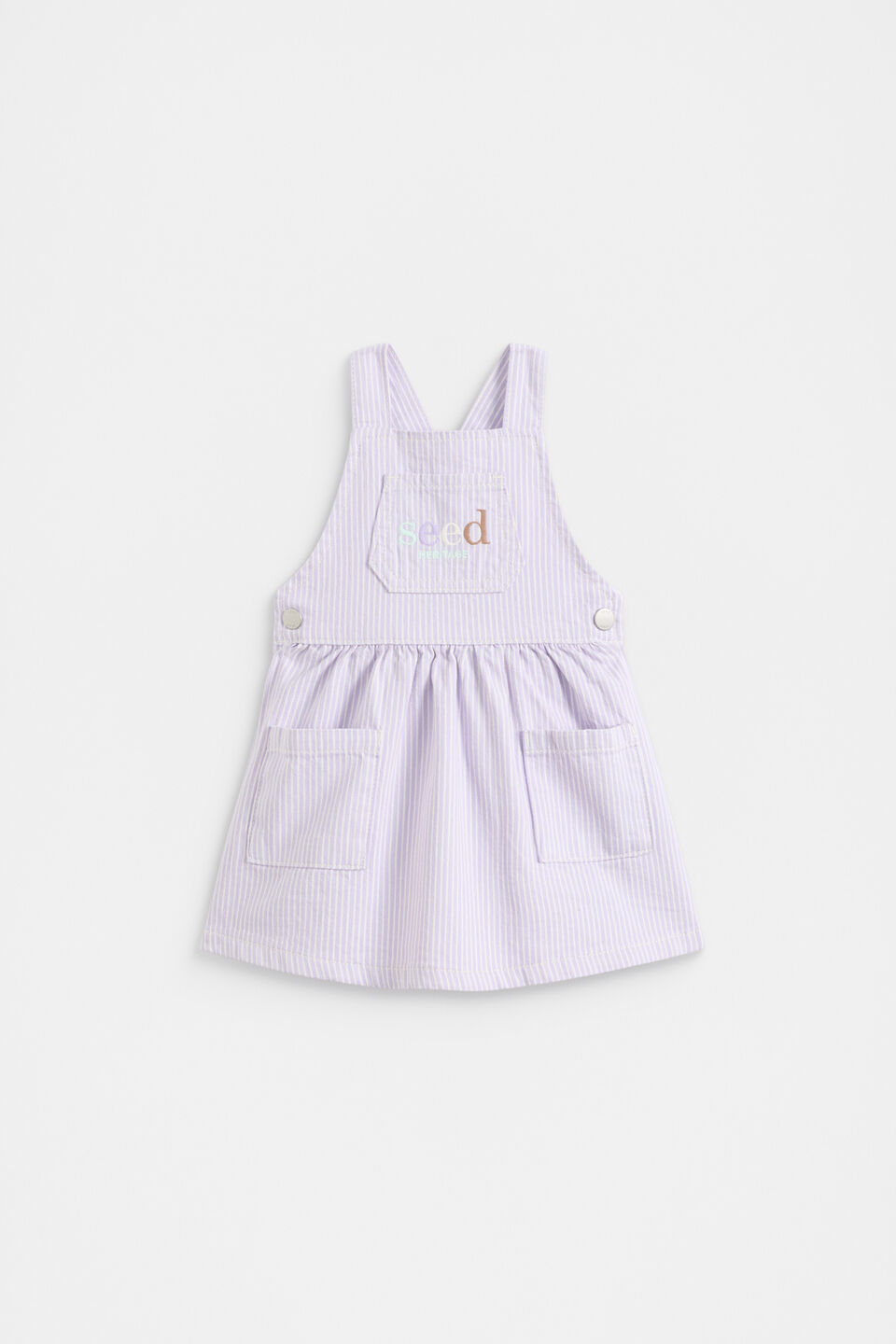 Core Logo Pinafore  Lavender