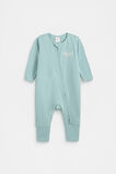 Rib Zipsuit  Seaspray  hi-res
