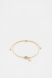 Stone Drop Initial Bracelet  A  hi-res