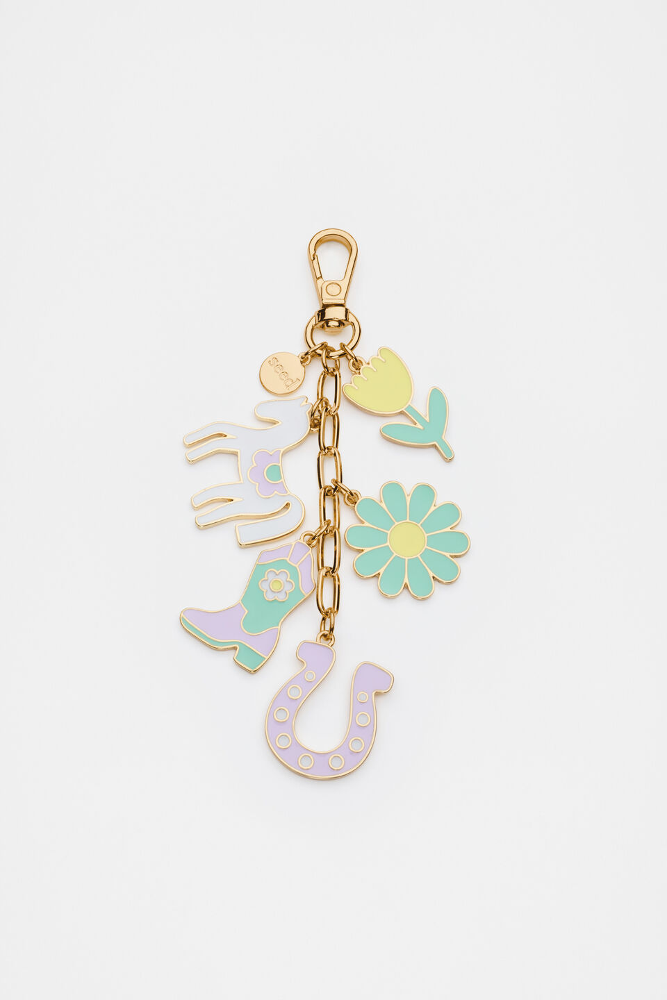 Western Jumble Bag Charm  Multi