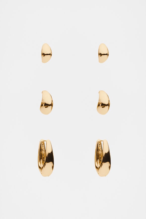 Teardrop Ear Pack  Gold  hi-res