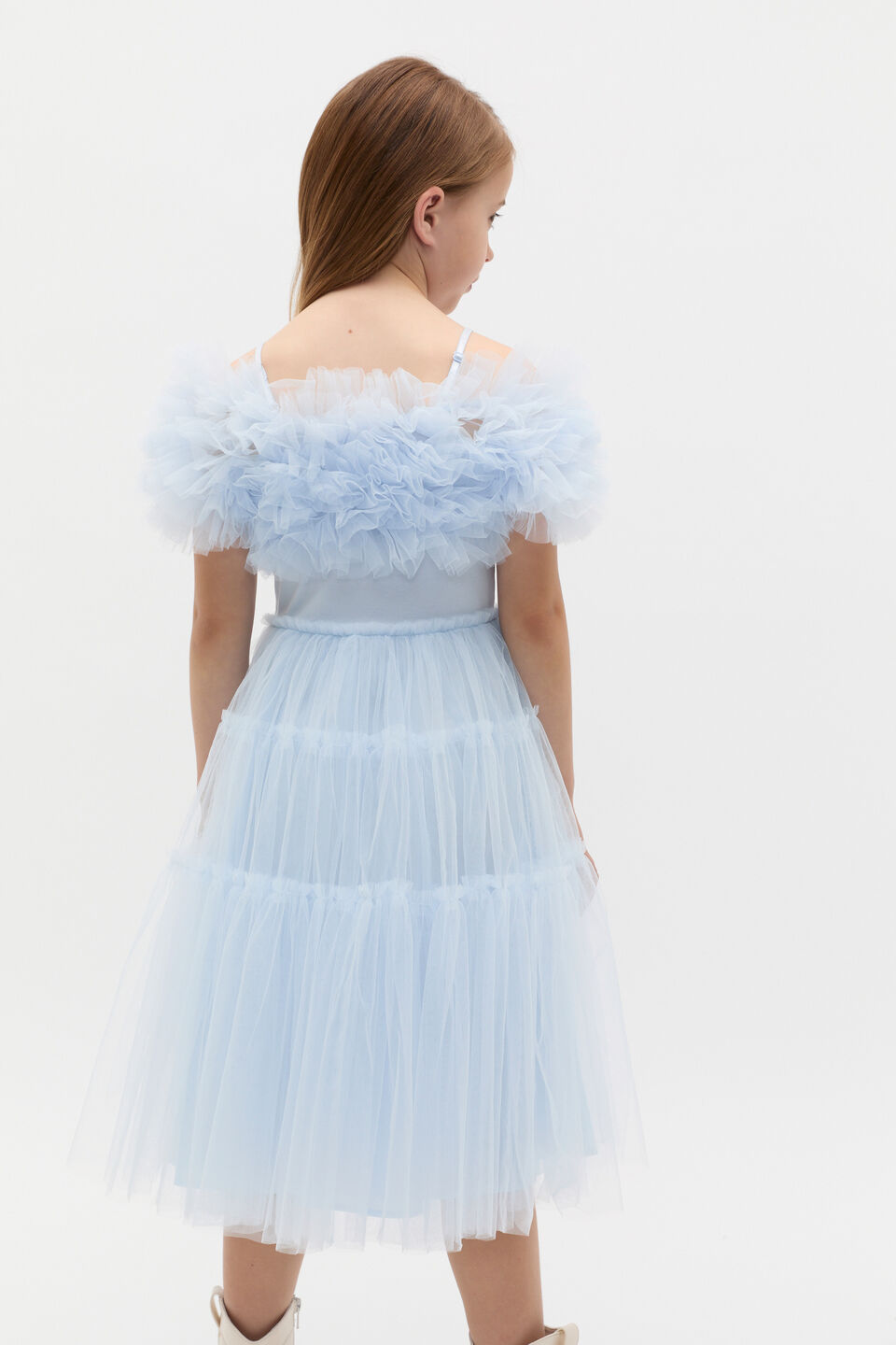Tulle Dress  Ice Blue