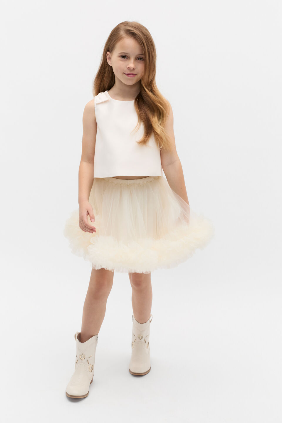 Tulle Skirt  Classic Cream