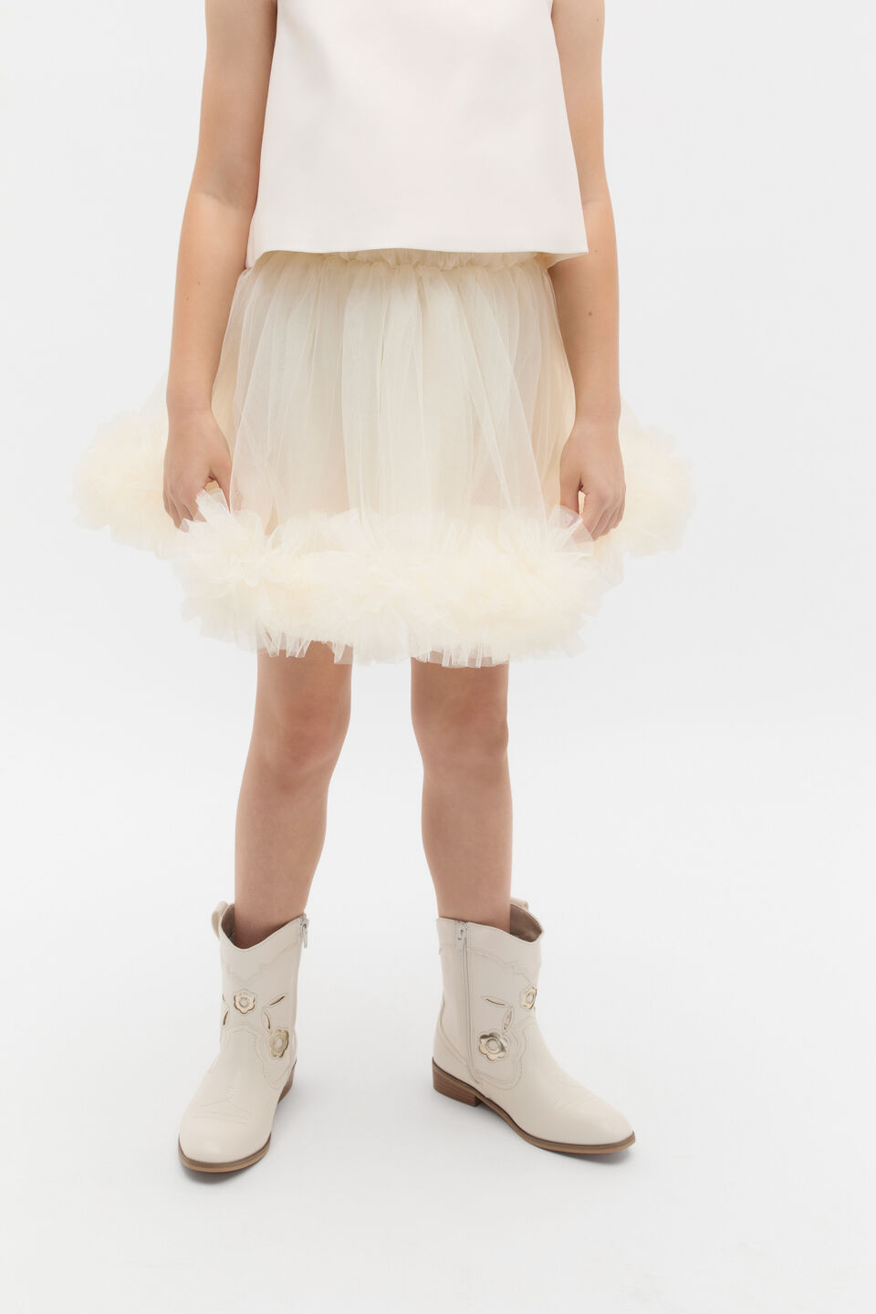 Tulle Skirt  Classic Cream