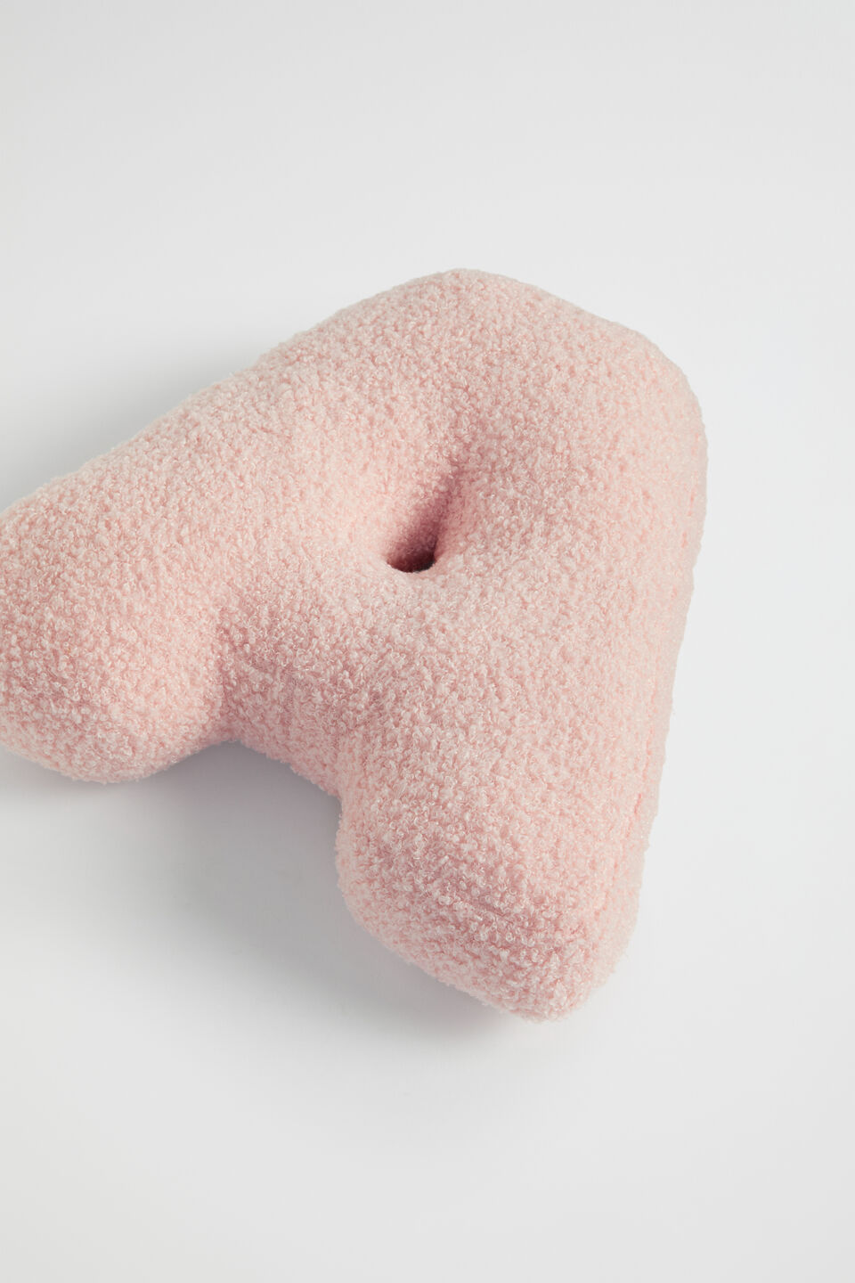 Teddy Initial Cushion Dusty Rose  A