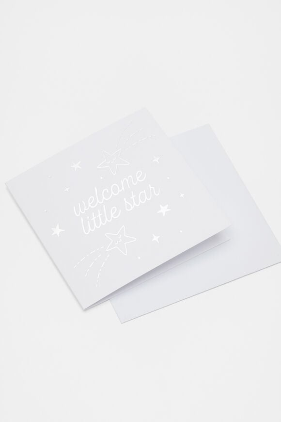 Welcome Little Star Card  Multi  hi-res