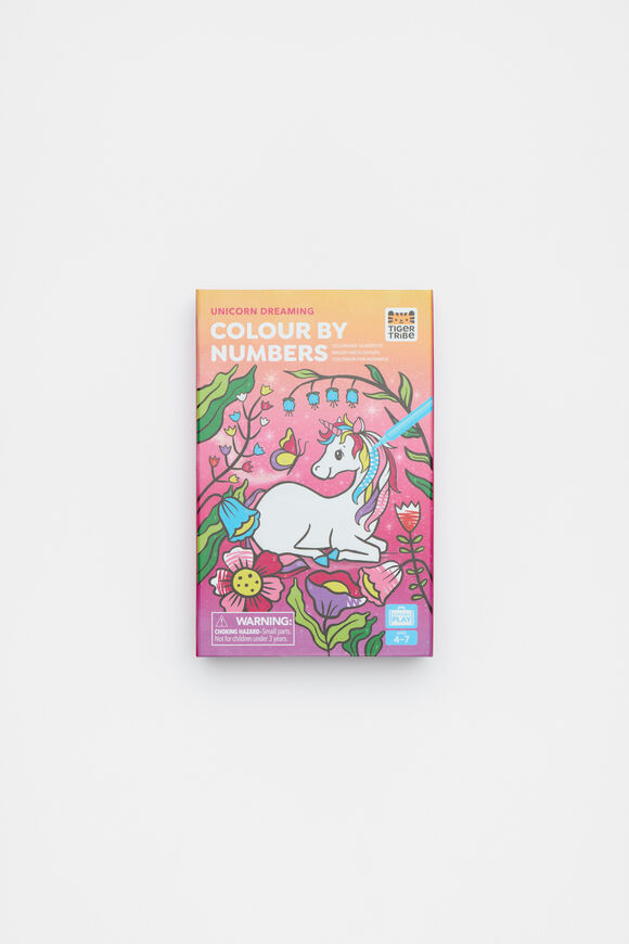 Colour by Numbers Unicorn Dreaming  Multi  hi-res