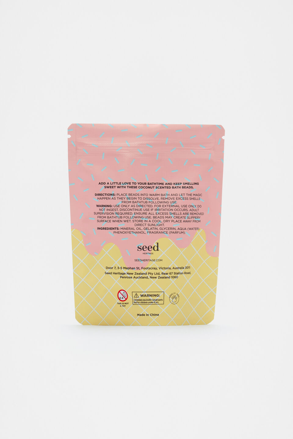 Gelato Bath Beads  Coconut