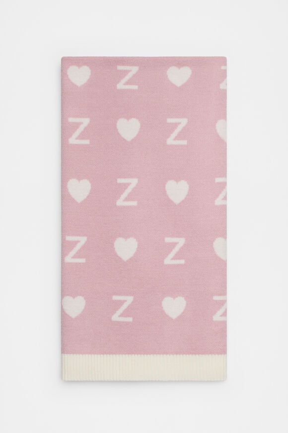 Heart Initial Blanket  Z  hi-res