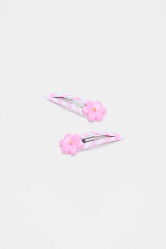 Daisy Resin Snaps  Candy Pink  hi-res