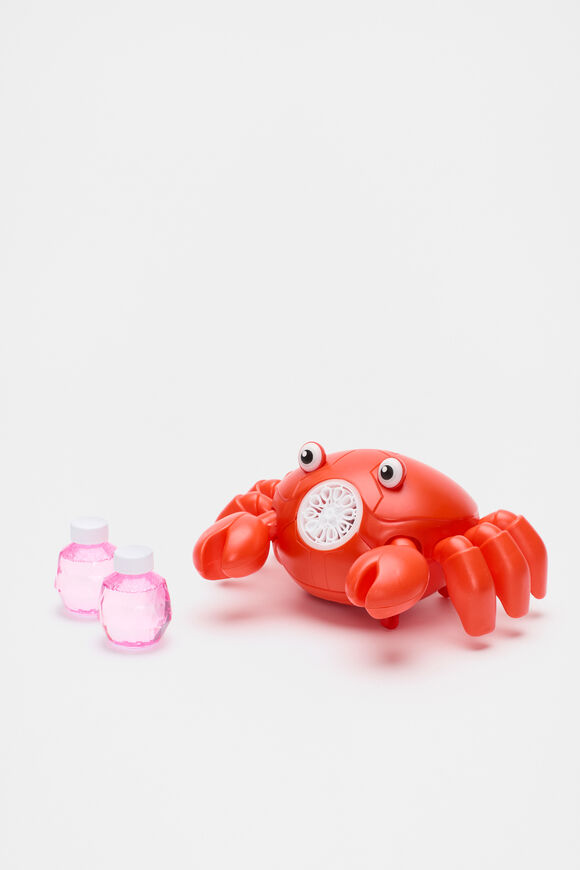 Crawling Crab Bubble Blower  Orange  hi-res