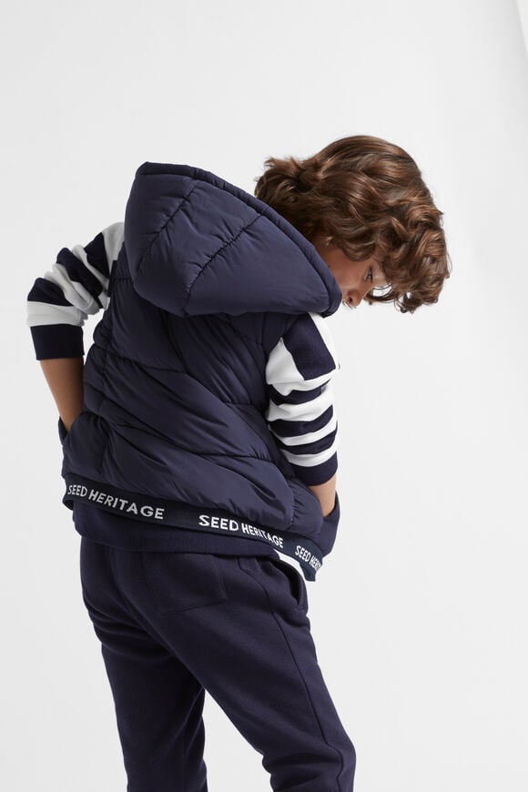 Core Logo Vest  Midnight Blue  hi-res