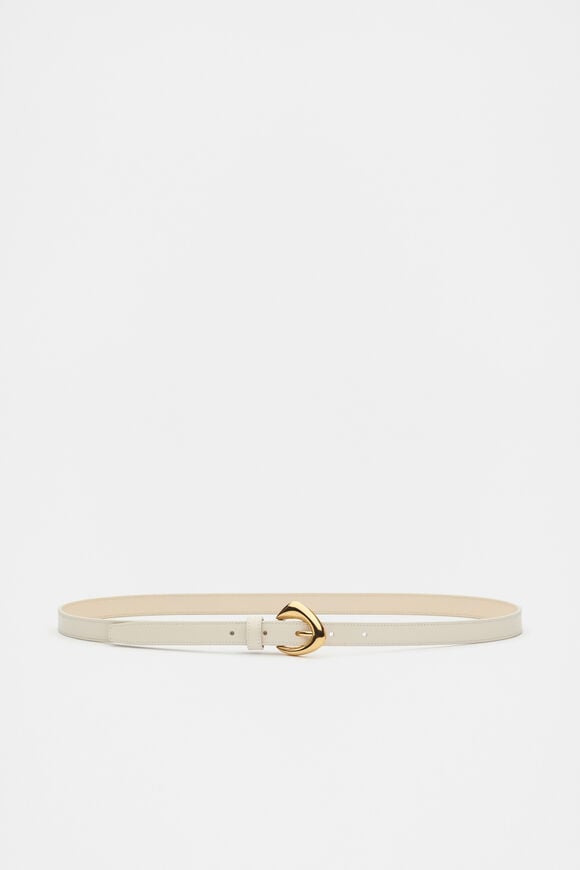 Sia Leather Belt  Tofu  hi-res