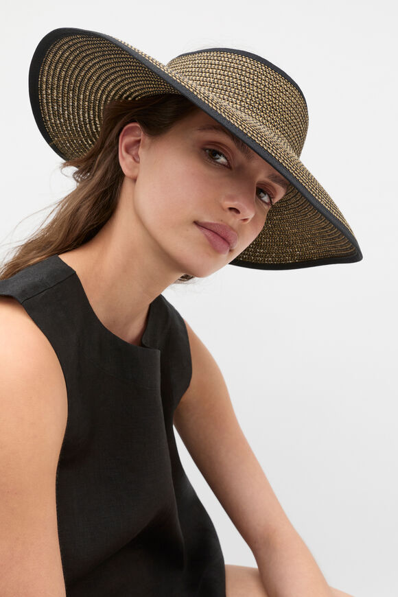 Roll Up Visor  Black  hi-res